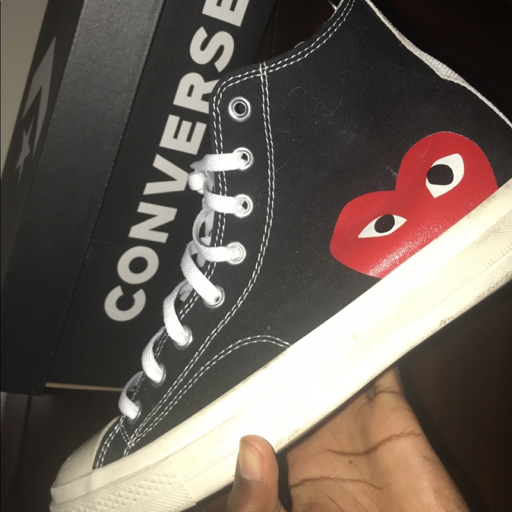 Comme Des Garçons Play x Men Converse